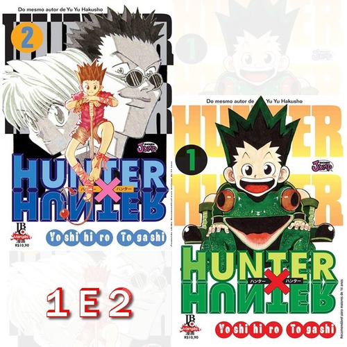 Hunter X Hunter 1 E 2 Relançamento! Mangá Jbc! Novo Lacrado