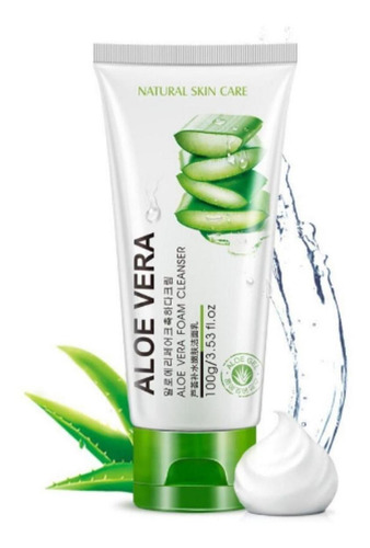 Gel Creme Facial Aloe Vera Bioaqua Hidratação Anti Acne 100g Tipo de pele Todas