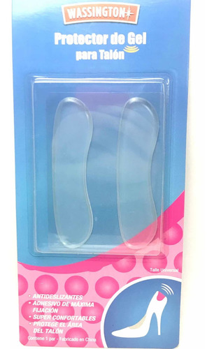 Imagen 3 de 4 de Protector De Gel Para Talón. Wassington. Máximo Confort.