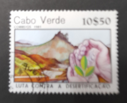 Sello Postal - Cabo Verde - Lucha Contra La Desertilizacion