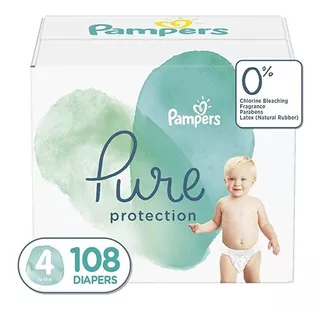 Pañales De Talla 4, 108 Cuentan - Pampers Puros De Protecció