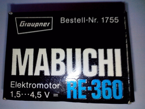 Motor Eléctrico Mabuchi Re-360