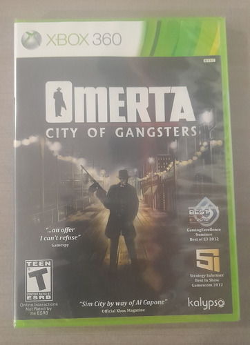 Omerta City Of Gangsters Sellado Xbox 360