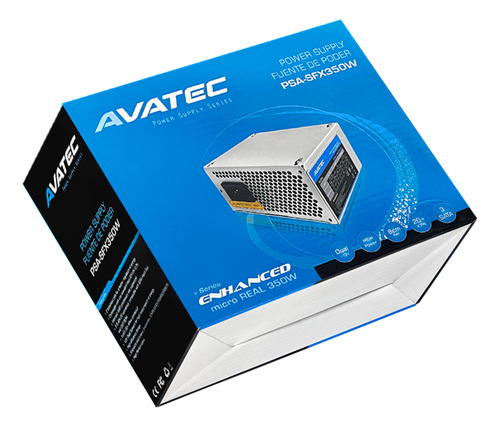 Fuente De Poder Avatec 350w Slim