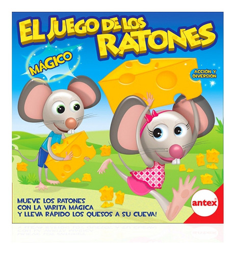 Juego De Los Ratones Magicos Niños Rapidez Diversion Antex