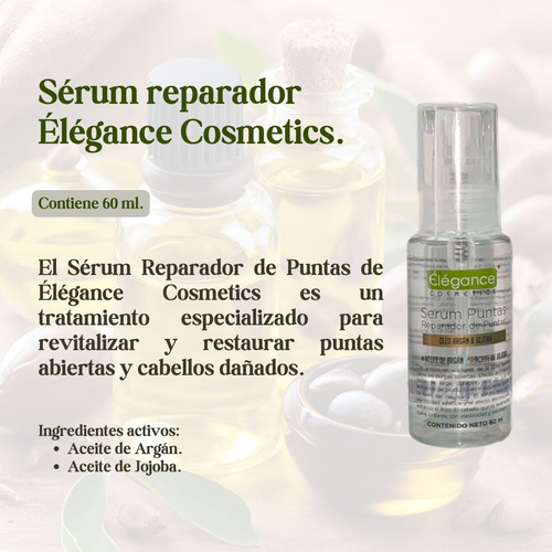 Kit Élégance Cosmetics Sérum Reparador-tratamiento Bifásico