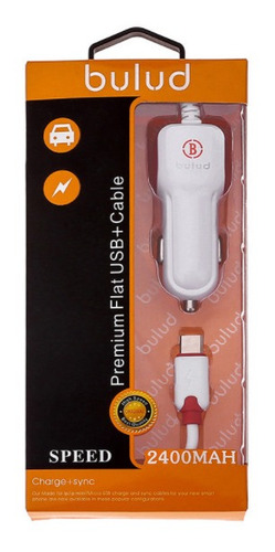 Cargador Tipo C Para Auto 12 V 2,4 A 1 Usb