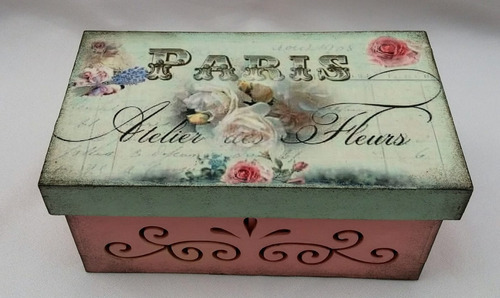 Caja Madera Decorada, Alhajero Té. Medidas Y Precios Varios