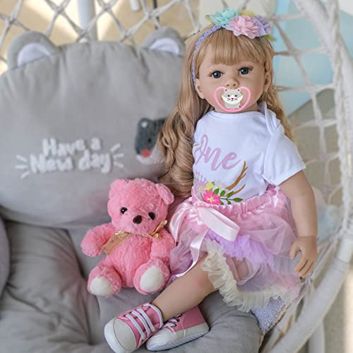 Zero Pam 24 Inch Lifelke Reborn Baby Dolls Smiling Xqg8x