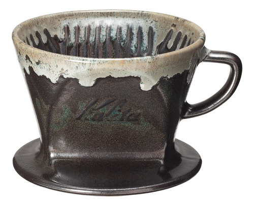 (kalita) Karita Coffee Dripper Pottery, Negro, Para 2-4 P