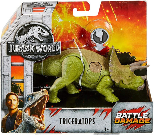 Jurassic World Battle Damage Triceratops