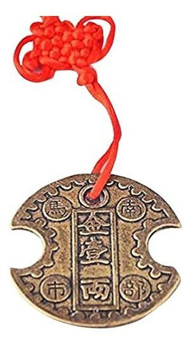 Feng Shui Nanbu Riqueza Cerradura De Moneda Amuleto Charm + 