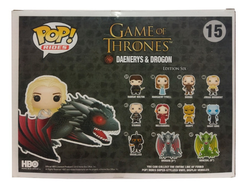 Game Of Thrones Daenerys & Drogon Funko Pop Nuevo Y Original