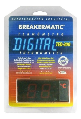 Termómetro Digital Para Temperatura Ted 300  