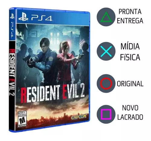 Jogo Ps4 Resident Evil 2 Midia Fisica