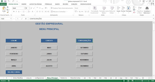Planilha Gestão Empresarial