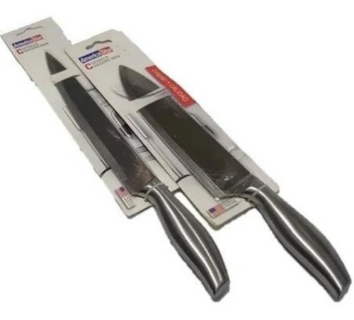 Set Cuchillos Grandes Acero Inoxidable 30cm Y 31cm 