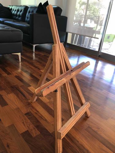 Atril Infantil De Madera Para Pintar Bastidor Pintor 80 Cm