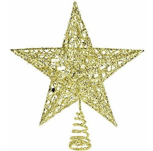 Ornatividad Estrella De Plata Topper - Navidad Dbkxu