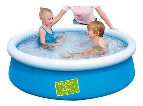 Splash & Play 5' Mi Primera Fast Set Pool, Azul