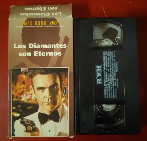 Los Diamantes Eternos James Bond Vhs