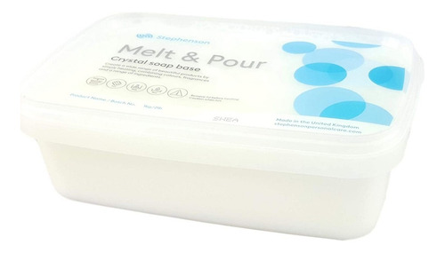 Imagen 2 de 6 de Base Para Shampoo Sólido Stephenson Melt & Pour Orgánico 1kg