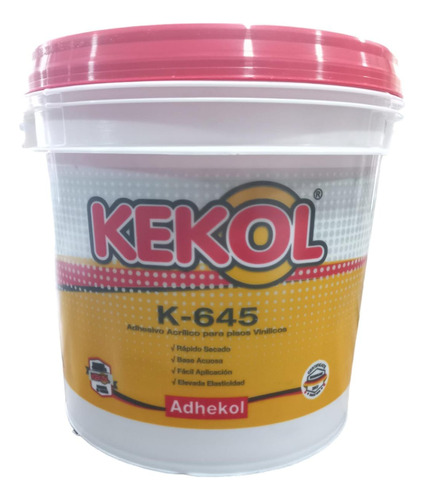 Kekol K-645 Adhesivop/ Pisos Vinílicos Y Alfombras 4kgs