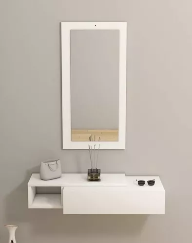 Tocador / tocador flotante blanco minimalista con cajones COBRE -   México