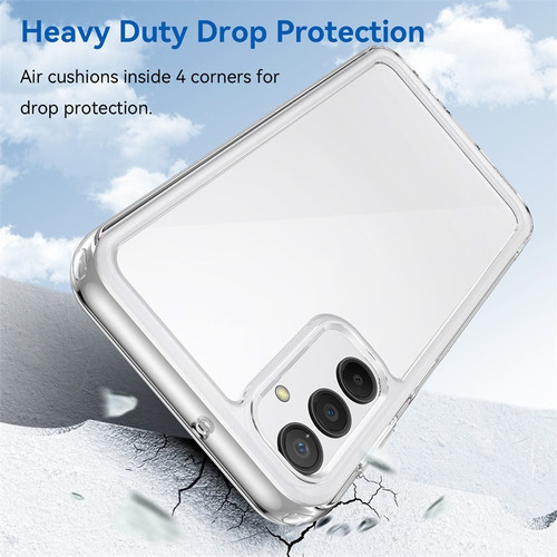 Funda For Samsung A23 A24 A33 A34 Silicona Transparente