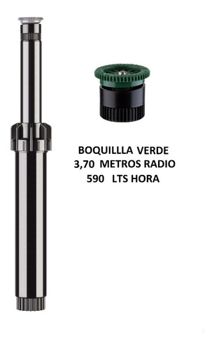 Tobera Hunter Psu 4 Boquilla A Eleccion Riego 2.4 A 5.2mts