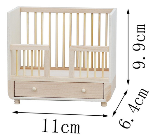1:12 Dollouse Baby Bed Ced