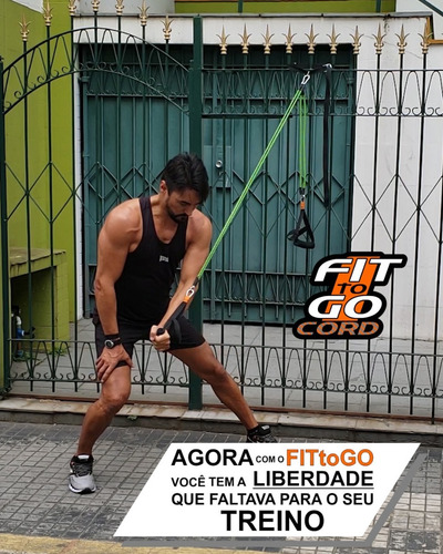 Imagem 7 de 10 de Elásticos Para Exercícios Fittogo Cord 80 Revestido (seguro)