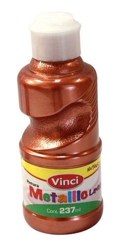 Pintura Dedos Metálico Lavable Vinci Colores Surtidos 237ml