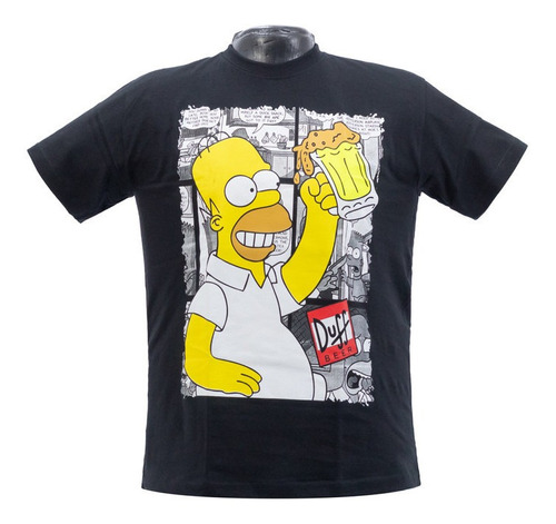 Franela Homero Simpson Cerveza Adulto Unisex Algodón