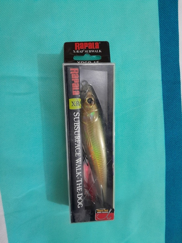 Señuelo De Pesca Rapala X-rap Subwalk Xrsb-15 Gold Olive