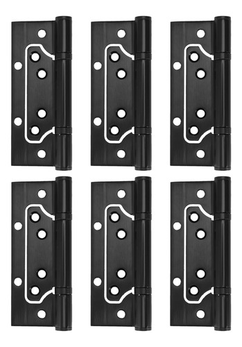 Bisagras Para Puerta, 6 Piezas, Mute Hardware, Acero Inoxida