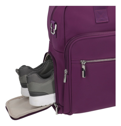 Weekender Samsonite Soft Motion Biz Shadow Purple Color Morado