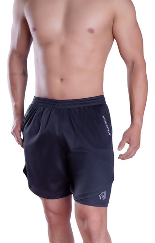 Short Deportivo Battle Con Licra De Entrenamiento Atlas Iron