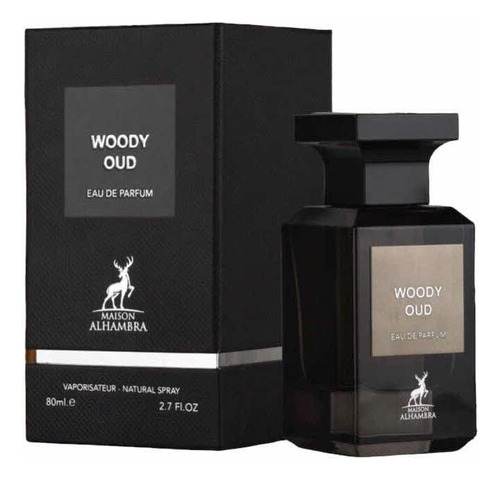 Perfume Woody Oud Maison Alhambra Lattafa 80 Ml Edp