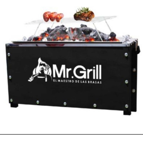 Perucamp Caja China Mini S Black Edition+parrilla Mr. Grill