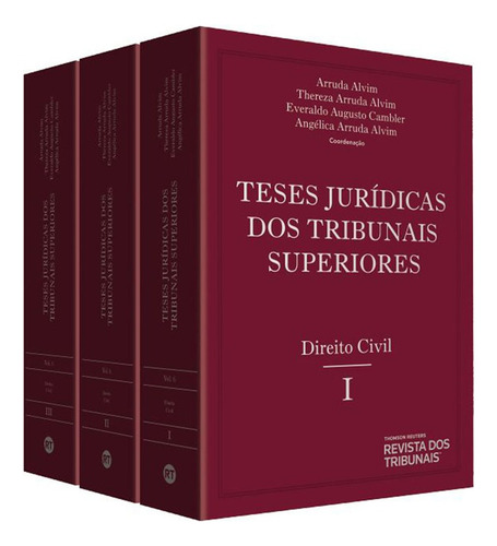 Coleção Teses Jurídicas Dos Tribunais Superiores 19 Tomos + Índice Gustavo Badaró T. Arruda Alvim Paulo De Barros Carvalho Etc (obra Fundamental Para Operadores Do Direito) Jurisprudência Capa Dura