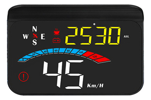 Pantalla Hud Con Rango De Kilometraje De Automóvil Con Rango
