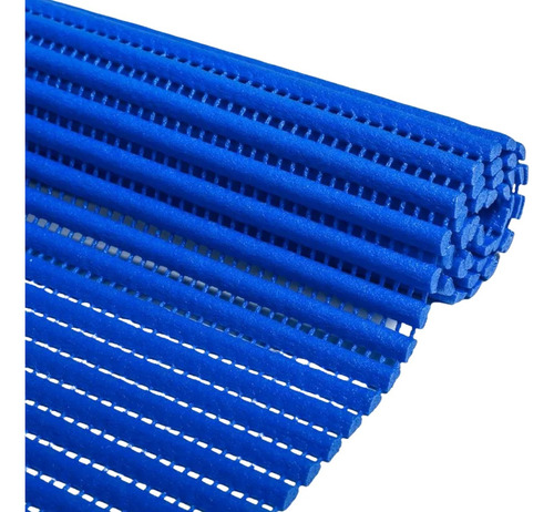 Tapete Emborrachado Cozinha Antiderrapante 4 Metros X 45cm Comprimento 4 M Cor Azul Royal Desenho Do Tecido Lisa Largura 43 Cm