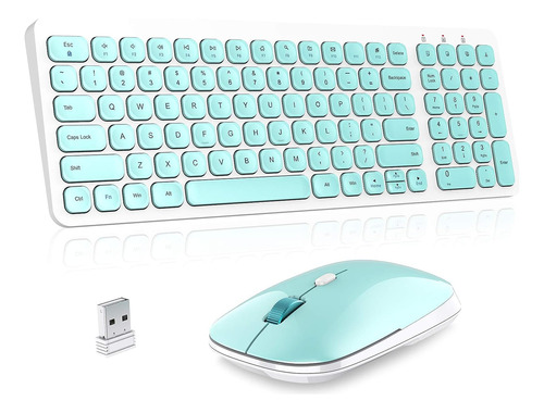 Mouse Cimetech, Con Teclado/inalambrico/receptor Usb/cele...