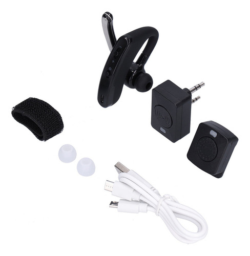 De Walkie Talkie Headset Ptt Audífono Inalámbrico Bluetooth