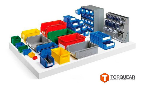 Imagen 9 de 10 de Gavetas Plásticas Apilables (50 Un) 16x9,5x7,5cm Organizador