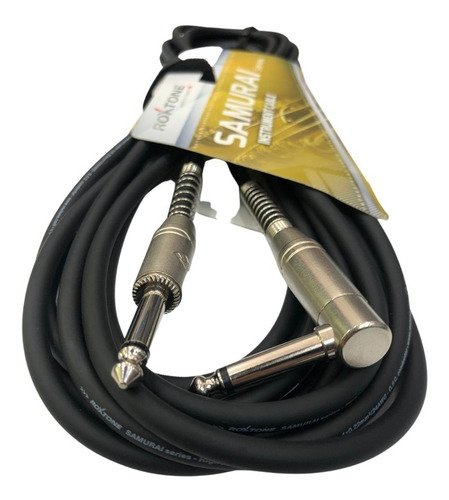 Cable Plug L 6 Metros Guitarra Bajo Roxtone Pro Sgjj110l6