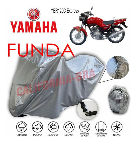 Cover Moto Eua Broche + Ojillos Italika Tc 250 Chopper