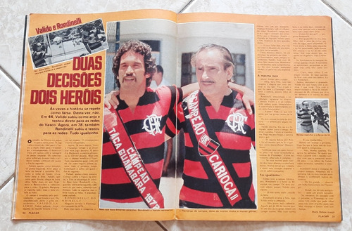 Revista Placar 451 Flamengo Pôster Bahia (Usado)