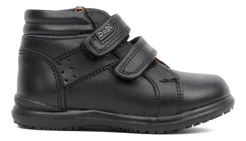 Bota Escolar Niño Negro Piel Tip Velcro Dogi 3428 18-21½gnv®